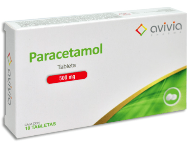Paracetamol Con 10 Tabletas De 500Mg Avivia - WeCare Pharma
