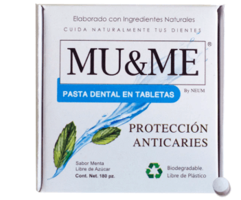 Pasta Dental En Tabletas Mu&Me 32G - WeCare Pharma