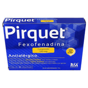 Pirquet Fexofenadina Comprimidos 120Mg Con 10 7501125188176 3