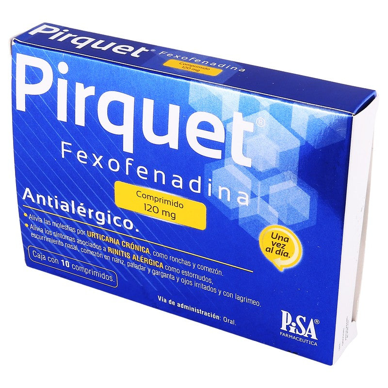 Pirquet Fexofenadina Comprimidos 120Mg Con 10 7501125188176 4