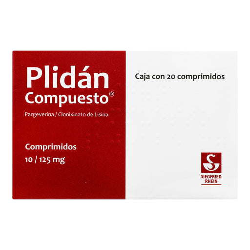 Plidan Grageas 10Mg/125Mg Con 20 (Pargeverina/Clonixinato De Lisina) 1 - 7501300408204