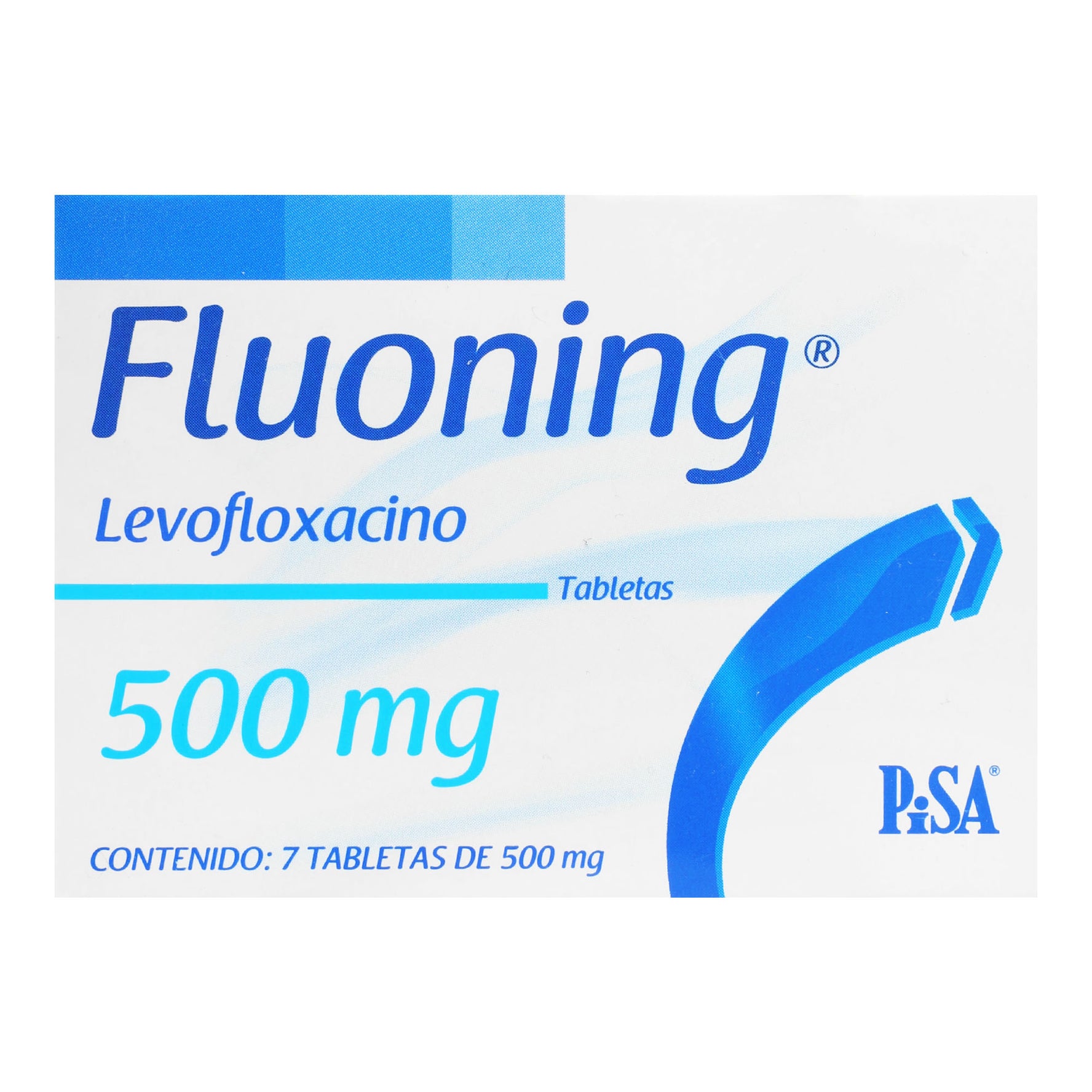 Fluoning 500Mg Con 7 Pisa Tabletas (Levofloxacino) 1 - 7501125118296