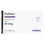Eutirox 50Mcg Con 50 Tabletas (Levotiroxina Sodica) - WeCare Pharma