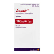 Vannair Aerosol 160Mcg/4.5Mcg 120D (Budesonida/Formoterol) - WeCare Pharma