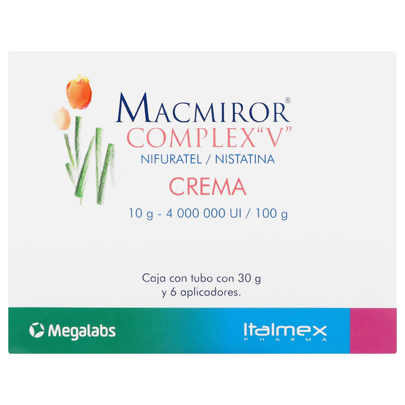 Macmiror Complex V (Nifuratel/Nistatina) Crema 10G/4000000Ui/100G - WeCare Pharma