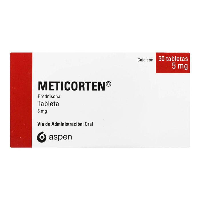 Meticorten 5Mg Con 30 Tabletas (Prednisona) - WeCare Pharma