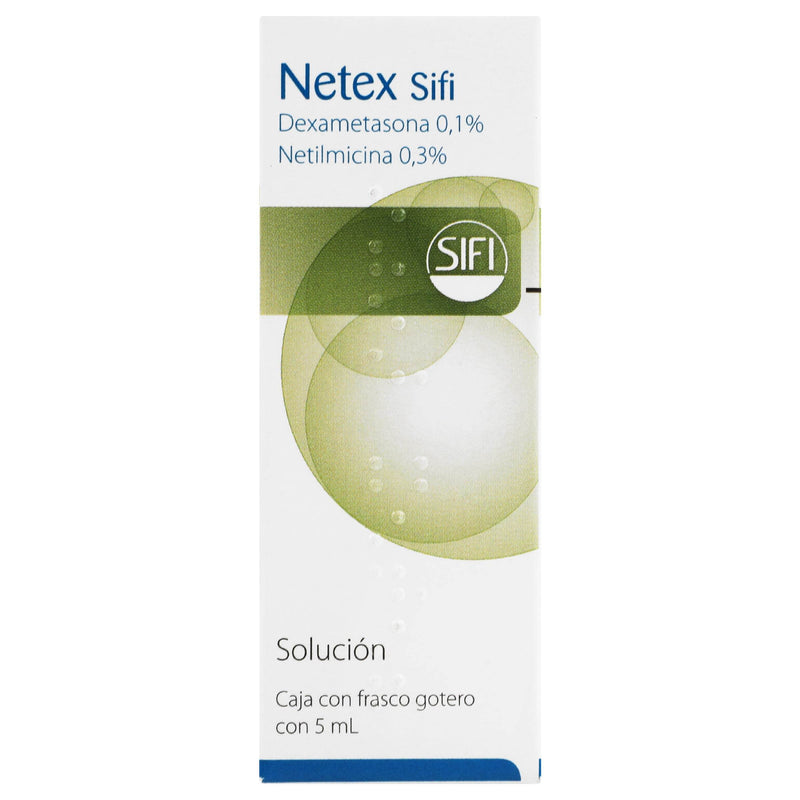 Netex Sifi Gotas 0.1%/0.3% 5Ml (Dexametasona/Netilmicina) - WeCare Pharma