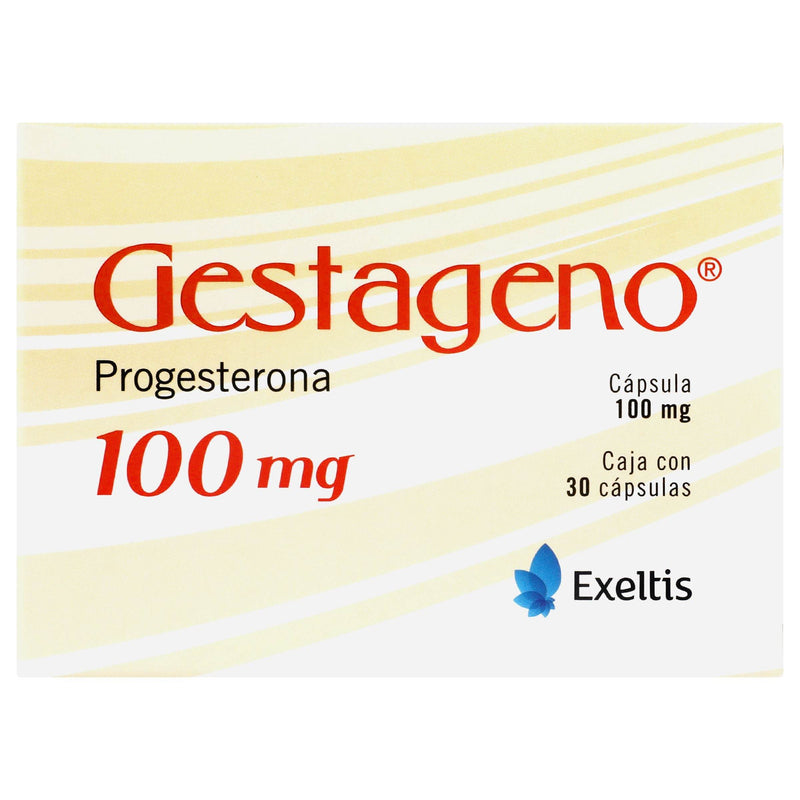 Gestageno 100Mg Con 30 Capsulas (Progesterona) - WeCare Pharma