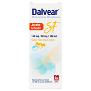 Dalvear Sf Inf Jarabe 150Mg/80Mg/100Ml 200Ml Lima-Limon (Dropropizina/Bromhexina) - WeCare Pharma