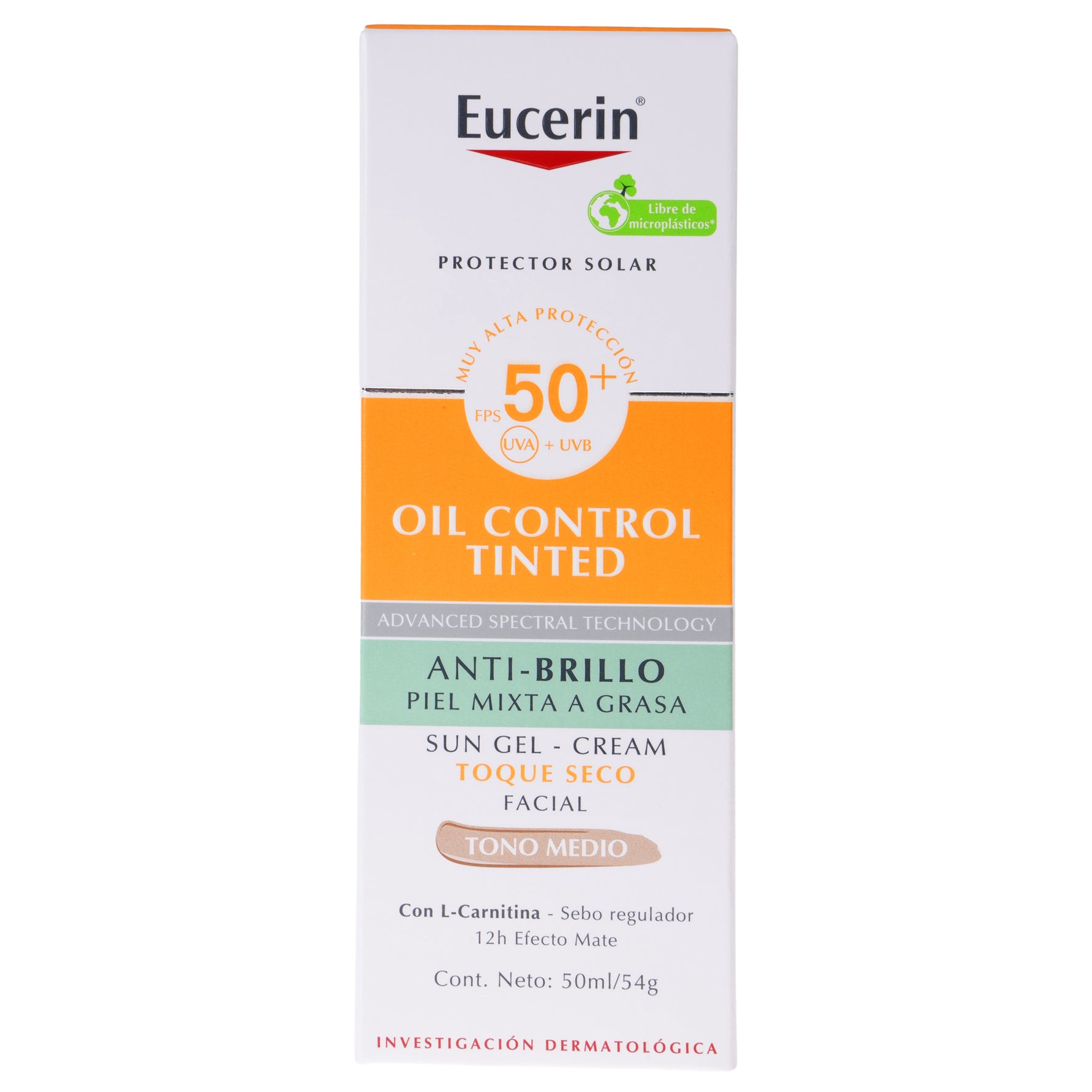 Eucerin Sun Face Oil Control Tono Medio Fps50 50Ml 1 - 4005900839633