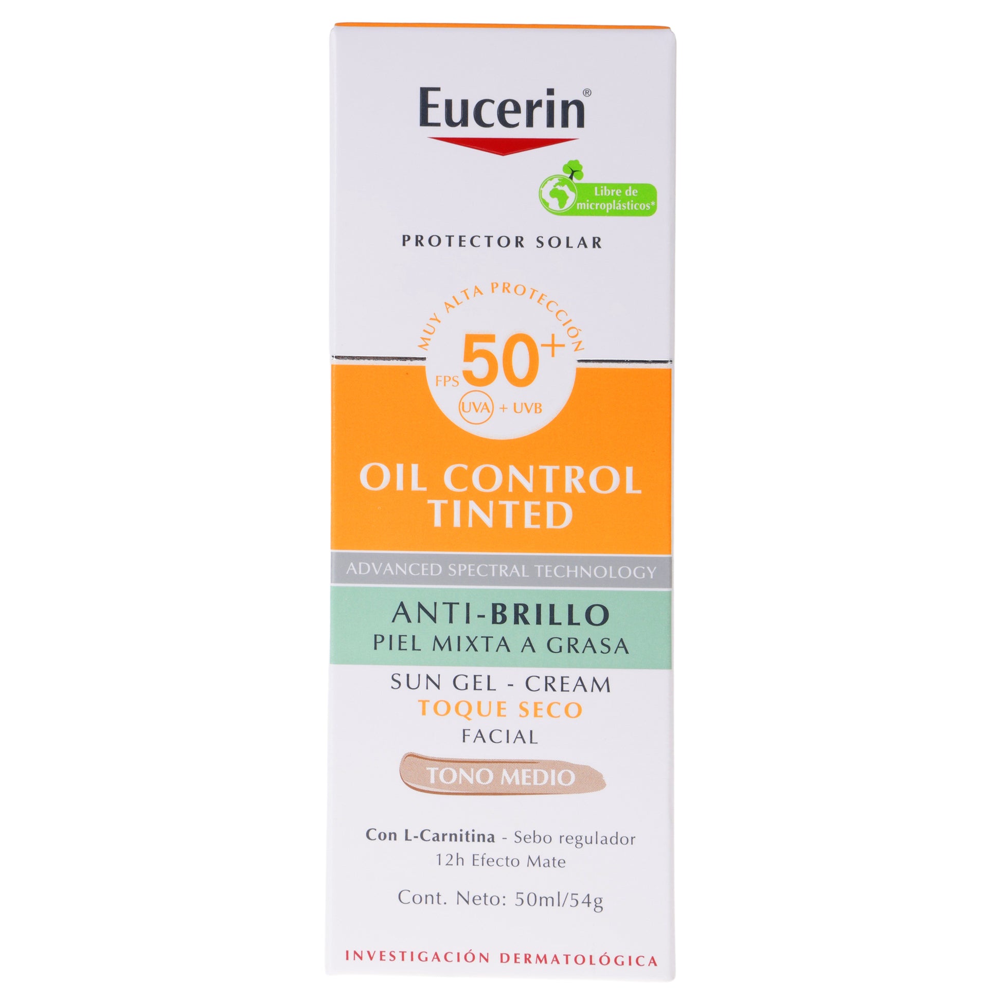 Eucerin Sun Face Oil Control Tono Medio Fps50 50Ml 1 - 4005900839633