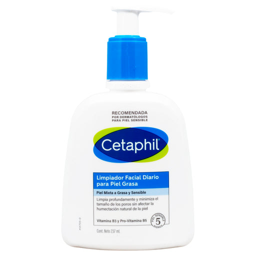 Cetaphil Gel Limpiadora Piel Grasa 237Ml 1 - 3499320012812