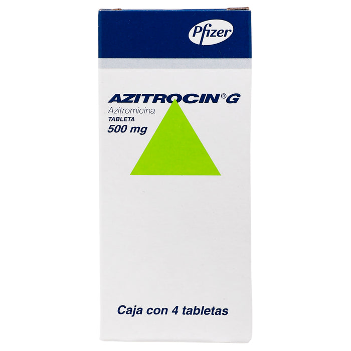 Azitrocin G 500Mg Con 4 Tabletas (Azitromicina) 1 - 7501287687289