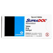 Supradol Sl 30Mg Con 2 Tabletas (Ketorolaco) - WeCare Pharma