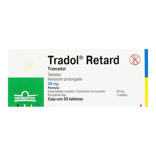 Tradol Retard Lib Prol 50Mg Con 30 Tabletas (Tramadol) - WeCare Pharma