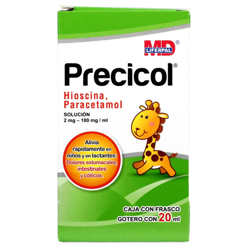 Precicol Gotas Gotas 2Mg/100Mg/Ml 20Ml (Hioscina/Paracetamol) - WeCare Pharma
