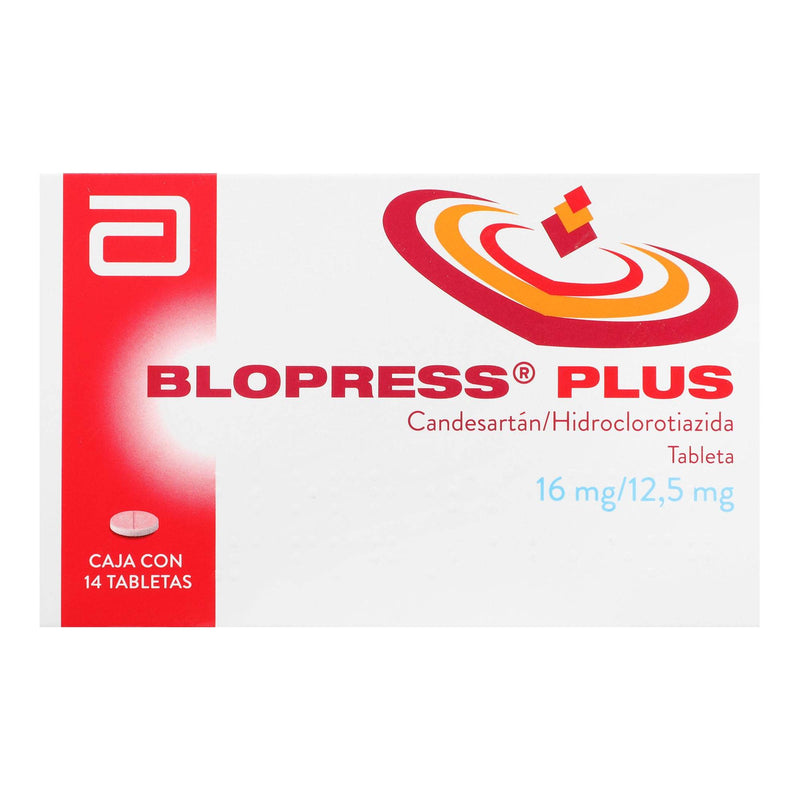 Blopress Plus 16Mg/12.5Mg Con 14 Tabletas (Candesartan/Hidroclorotiazida) - WeCare Pharma