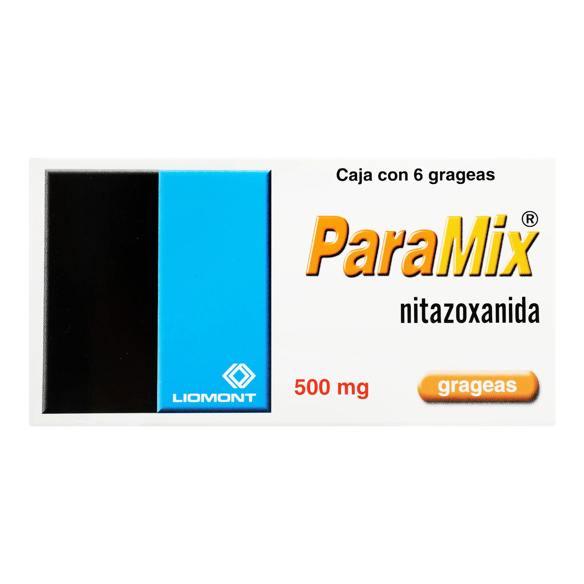 Paramix 500Mg Con 6 Tabletas (Nitazoxanida) 1 - 7501299307380