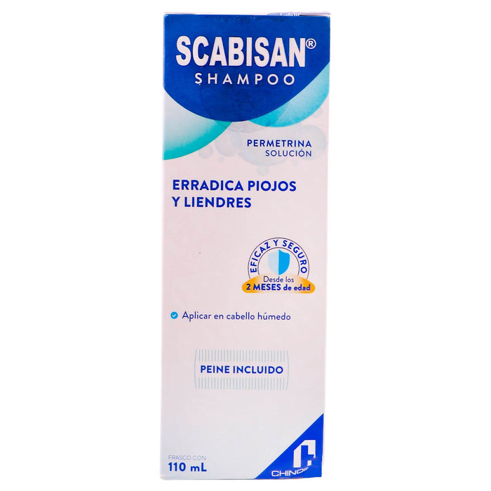Scabisan Shampoo Solución 110Ml (Permetrina) - WeCare Pharma