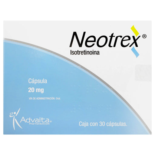 Neotrex (Isotretinoina) Capsulas 20Mg Con 30 - WeCare Pharma