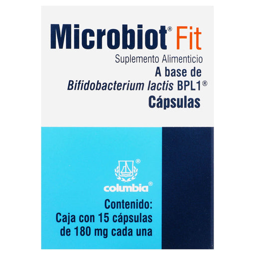 Microbiot Fit 180Mg Con 15 Capsulas (Bifidobaterium Lactis Bpl1) - WeCare Pharma