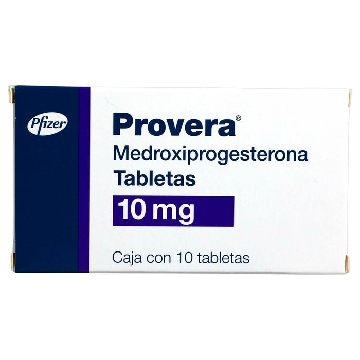 Provera 10Mg Con 10 Tabletas (Medroxiprogesterona) - WeCare Pharma