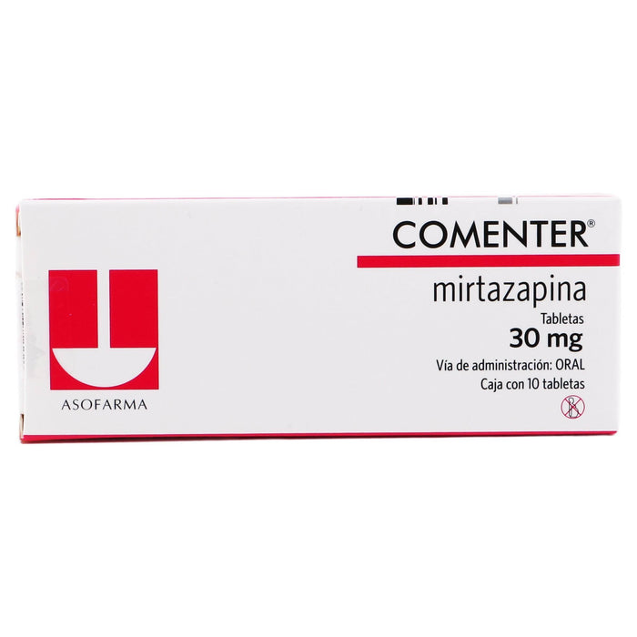Comenter 30Mg Con 10 Tabletas (Mirtazapina) - WeCare Pharma