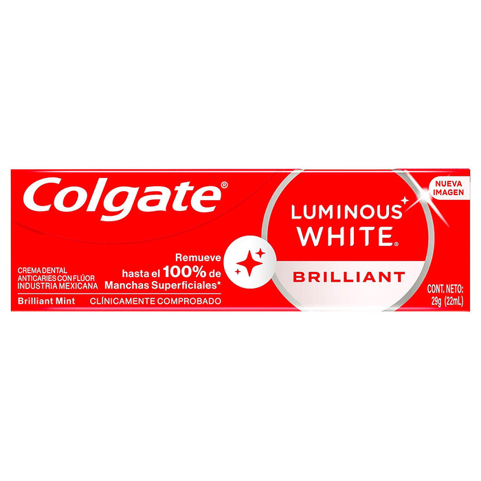 Colgate Pasta Dental Luminous White 22Ml - WeCare Pharma