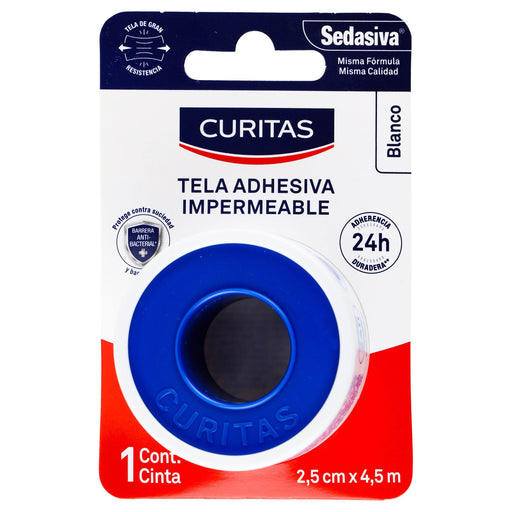 Tela Adhesiva 2.5Cmx4.5M Curitas Con 1 - WeCare Pharma