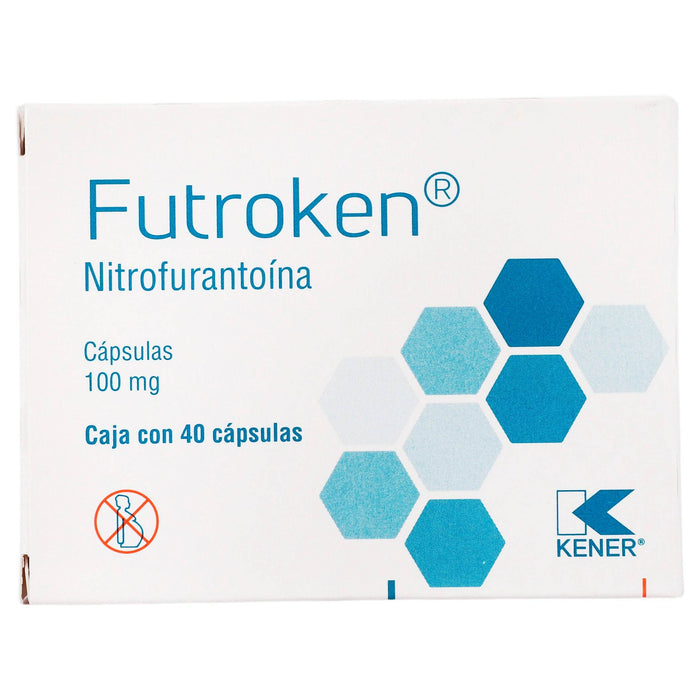 Futroken 100Mg Con 40 Capsulas (Nitrofurantoina) - WeCare Pharma