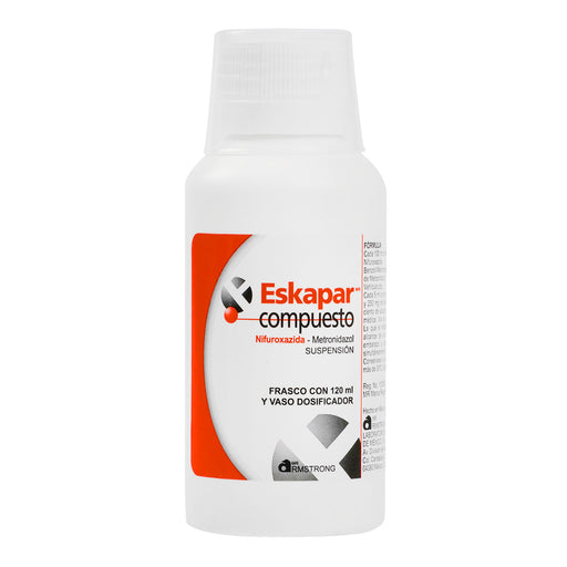 Eskapar Compuesto Suspensión 4G/5G 120Ml (Nifuroxazida/Metronidazol) 1 - 7501089809315