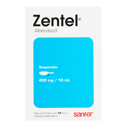 Zentel Suspensión 400Mg/10Ml (Albendazol) 1 - 7501070618919