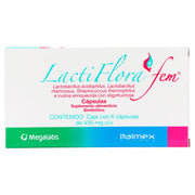 Lactiflora Fem 430Mg Con 6 Capsulas (Lactobacillus) - WeCare Pharma