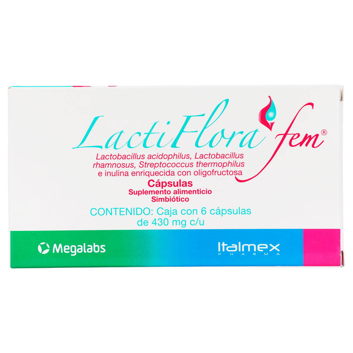 Lactiflora Fem 430Mg Con 6 Capsulas (Lactobacillus) - WeCare Pharma