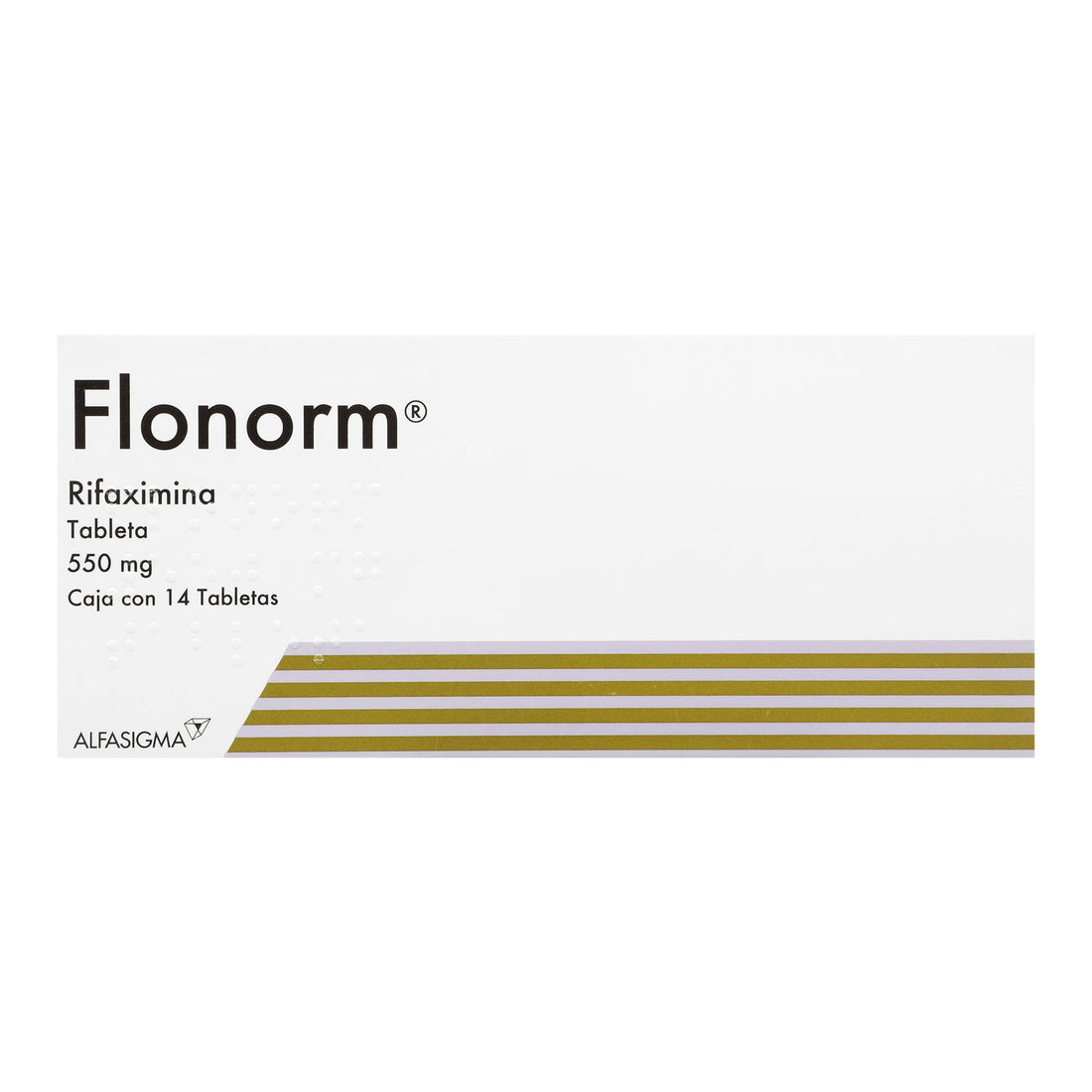 Flonorm 550Mg Con 14 Tabletas (Rifaximina) 1 - 8020030054080