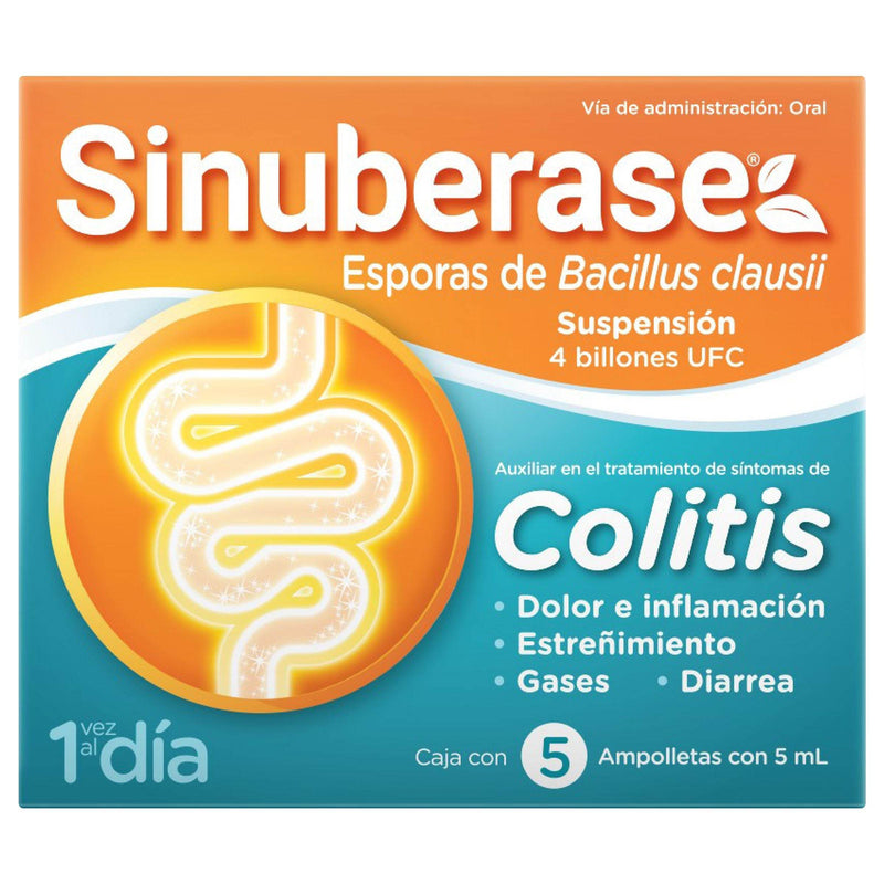 Sinuberase 2 Bill Ufc/5Ml Con 5 Ampulas (Bacillus Clausii) - WeCare Pharma