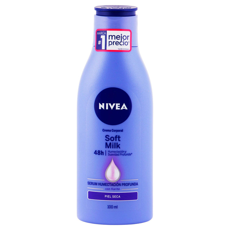 Crema Corporal Nivea Soft Milk Piel Seca 100Ml - WeCare Pharma
