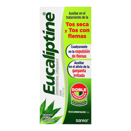 Eucaliptine Jarabe 0.3G/2.5G 140Ml (Dextrometorfano/Sulfoguayacol) - WeCare Pharma