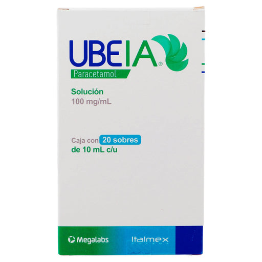 Ubeia Sobres 100Mg/Ml Con 20 (Paracetamol) - WeCare Pharma