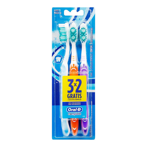 Cepillo Dental Oral B Complet Con 3 - WeCare Pharma