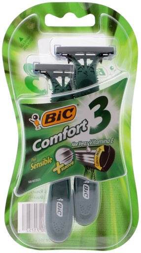 Rastrillo Bic Comfort 3 Action Con 2 - WeCare Pharma