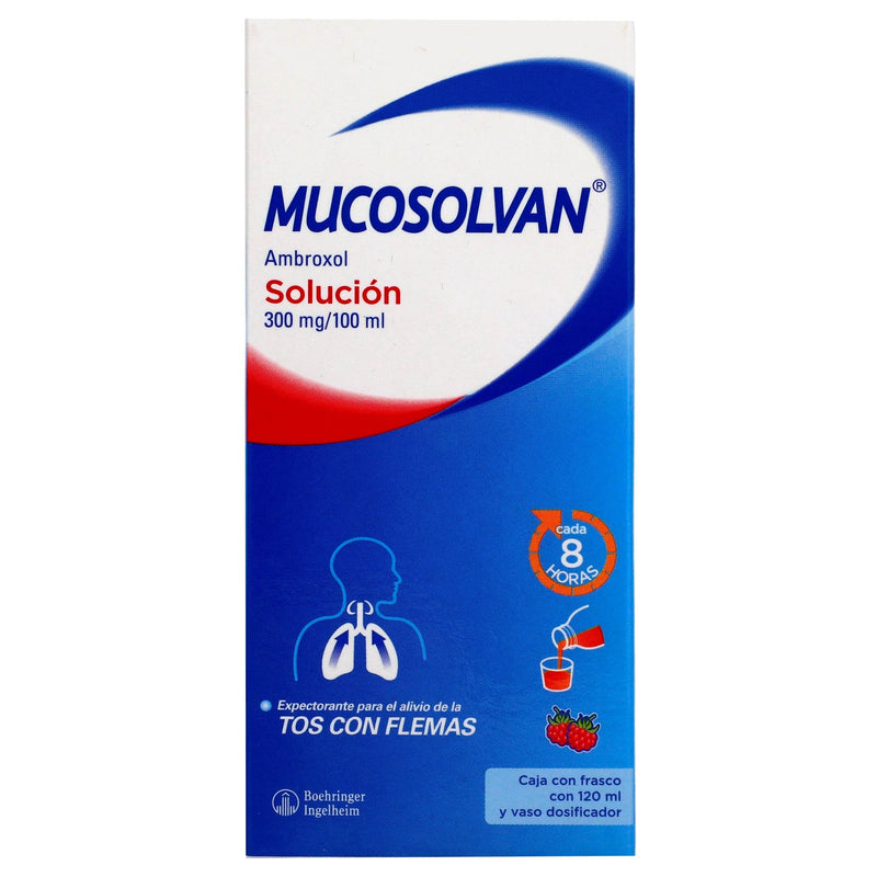 Mucosolvan Solución 300Mg/100Ml 120Ml (Ambroxol) - WeCare Pharma