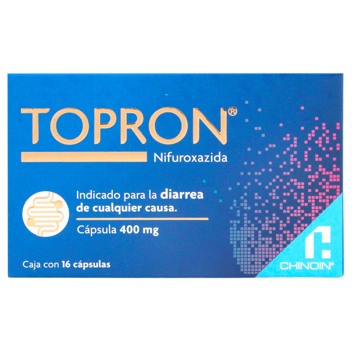 Topron 400Mg Con 16 Capsulas (Nifuroxazida) 1 - 7501088579615