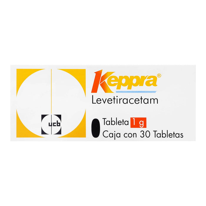 Keppra 1G Con 30 Tabletas (Levetiracetam) - WeCare Pharma