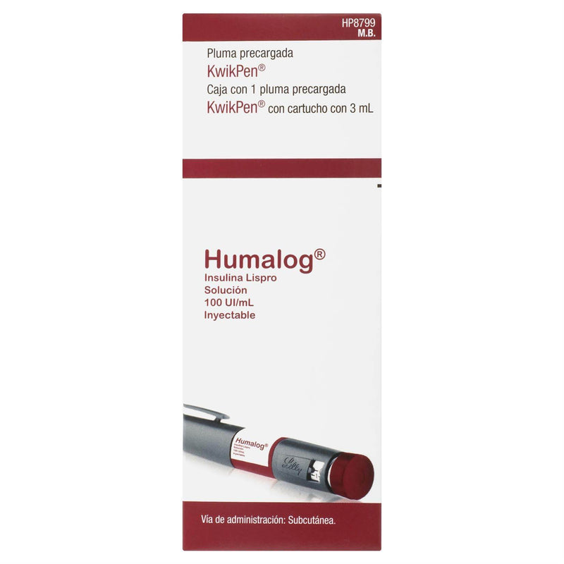 Humalog 100Unid/Ml 3Ml Con 1 Ampulas (Insulina Humana) - WeCare Pharma