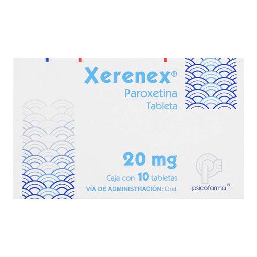 Xenerex 20Mg Con 10 Tabletas (Paroxetina) - WeCare Pharma
