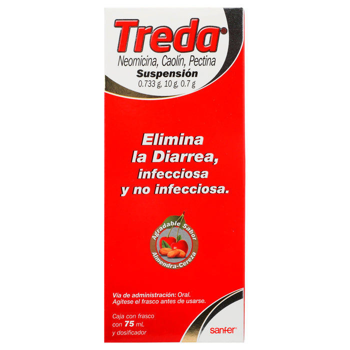 Treda Suspensión 0.733G/10G/0.7G 75Ml (Neomicina/Caolin/Pectina) 1 - 7501070612320