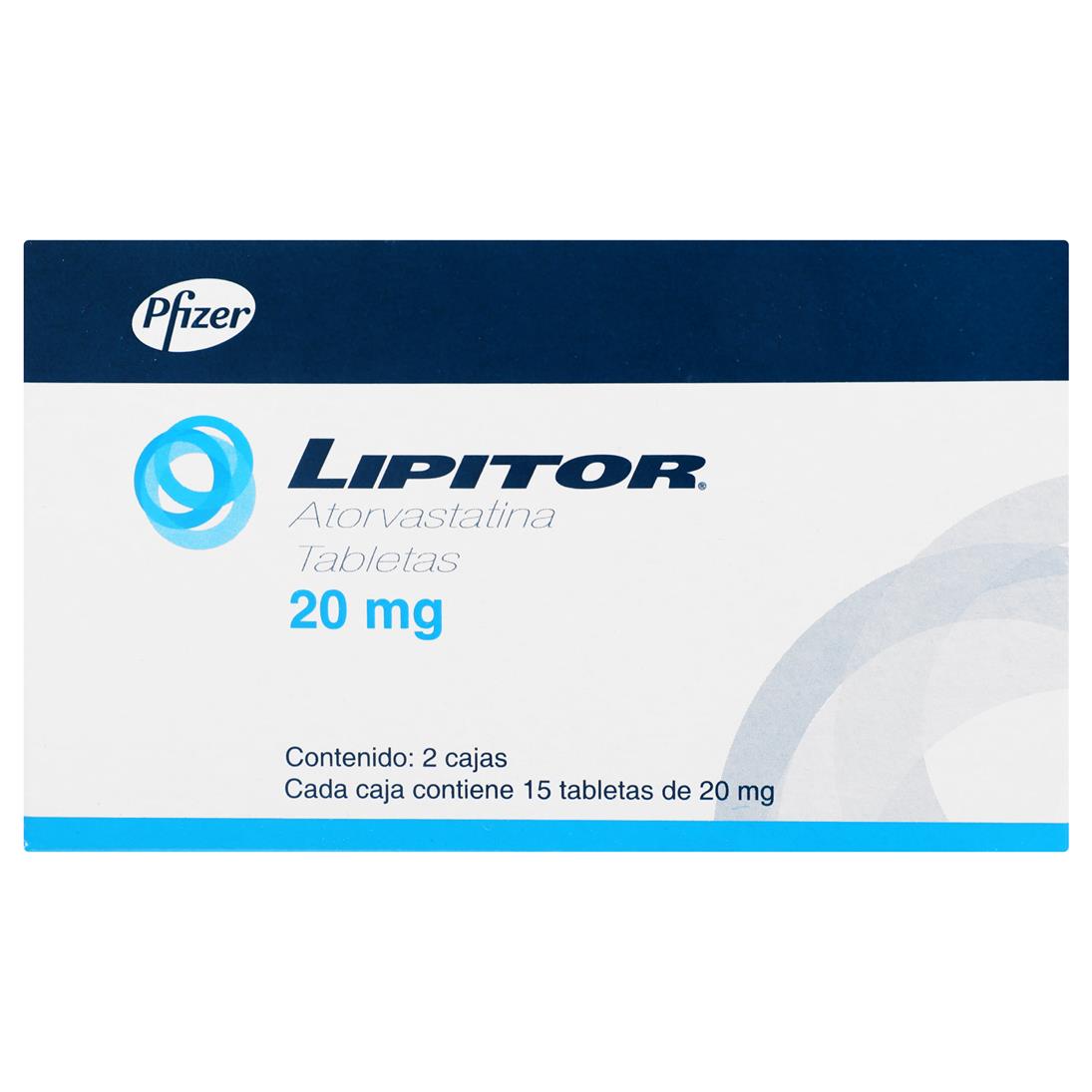 Lipitor 20Mg 15+15 Tabletas (Atorvastatina) 1 - 7501287640888