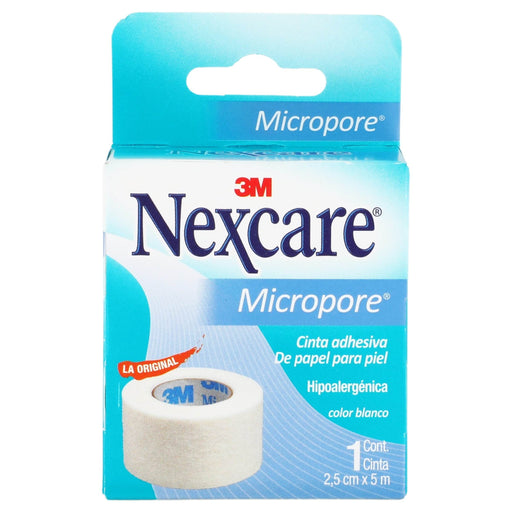 Cinta Microporosa Nexcare Blanco 2.5X5Cm - WeCare Pharma