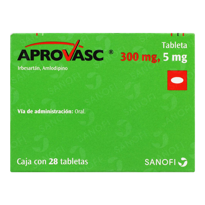 Aprovasc (Irbesartan/Amlodipino) 300Mg/5Mg Tabletas Con 28 - WeCare Pharma